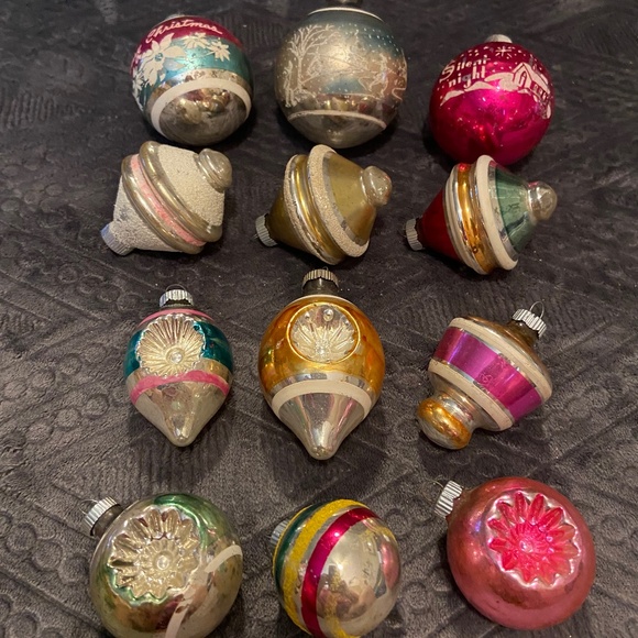Vintage Shiny Brite Christmas Ornaments - Picture 2 of 6